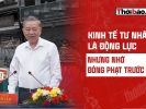 KINH TẾ TƯ NHÂN LÀ ĐỘNG LỰC – NHƯNG NHỚ ĐÓNG PHẠT TRƯỚC ĐÃ…