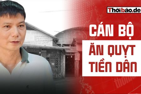 Cán Bộ Ăn Quỵt Tiền Dân.
