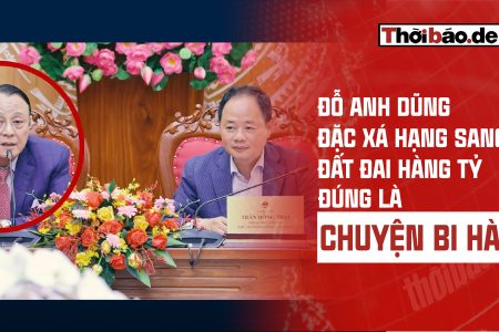 ĐỖ ANH DŨNG: ĐẶC XÁ HẠNG SANG, ĐẤT ĐAI HÀNG TỶ – ĐÚNG LÀ CHUYỆN BI HÀI.