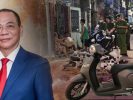 Lại nó! Xe máy “điên nặng” phát hỏa, bà con leo ban công chạy thụt mạng
