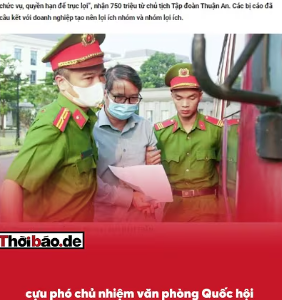 KHÓ THỞ – CĂN BỆNH MỚI CỦA QUAN THAM CÓ THẺ ĐẢNG