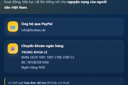 ĐỒNG HÀNH CÙNG THOIBAO.DE