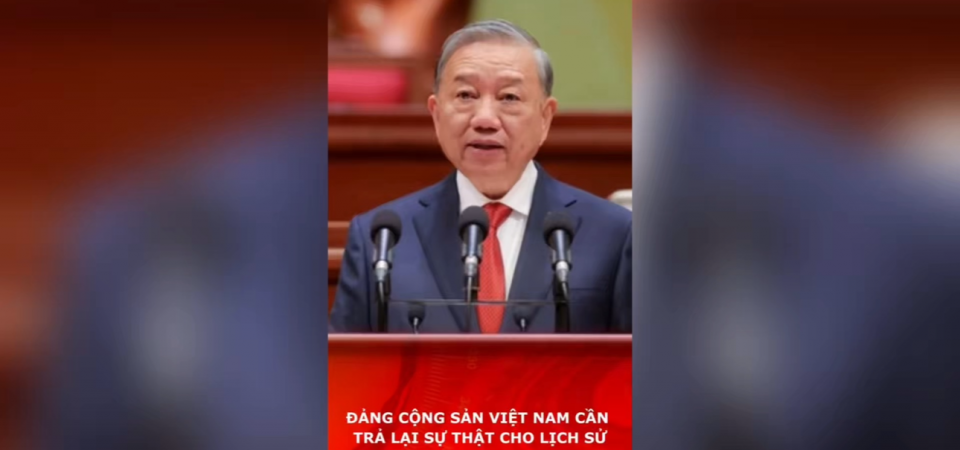 ĐẢNG CỘNG SẢN VIỆT NAM CẦN TRẢ LẠI SỰ THẬT CHO LỊCH SỬ