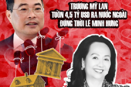 Trương Mỹ Lan tuồn 4,5 tỷ USD ra nước ngoài đúng thời Lê Minh Hưng làm Thống đốc Ngân hàng nhà nước.