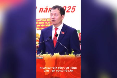 Nhân Sự “Gia Tộc”: Vũ Hồng Văn – Em Vợ Cũ Tô Lâm.