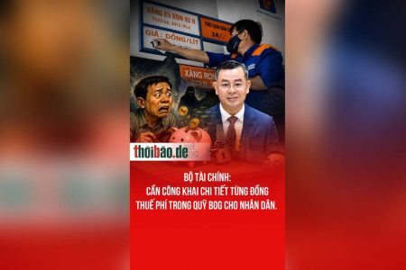 Bộ Tài chính: Cần công khai chi tiết từng đồng thuế phí trong Quỹ BOG cho nhân dân.