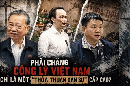 Phải chăng công lý Việt Nam chỉ là một „thỏa thuận dân sự“ cấp cao?