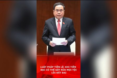 Luật pháp tiền lệ: Khi tiền bạc có thể gột rửa mọi tội lỗi đất đai.