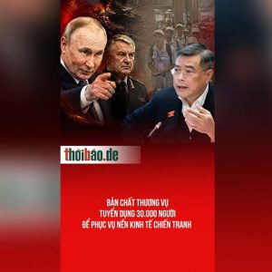 Bản chất thương vụ tuyển dụng 30.000 người để phục vụ nền kinh tế chiến tranh