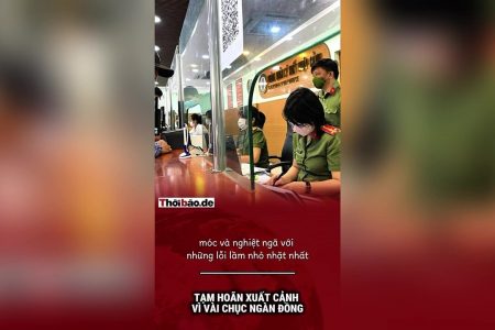 Tạm hoãn xuất cảnh vì vài chục ngàn đồng