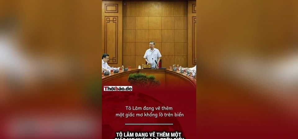 Tô Lâm đang vẽ thêm một giấc mơ khổng lồ trên biển