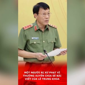 Một người bị xử phạt vì ‘thường xuyên chia sẻ bài viết của Lê Trung Khoa