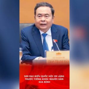 500 Đại biểu Quốc hội im lặng trước tiếng khóc người dân Gia Bình