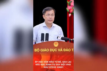 Ép học văn mẫu từ bé, sao lại đòi học sinh tư duy đột phá như Steve Jobs?