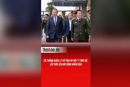 Hệ thống quản lý cố tình áp đặt ý thức hệ lỗi thời lên đời sống nhân dân