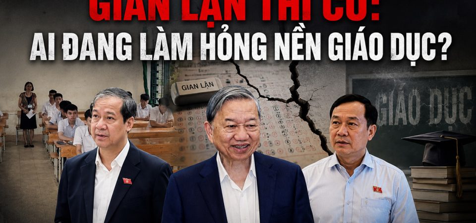 Gian lận thi cử: Ai đang làm hỏng nền giáo dục?