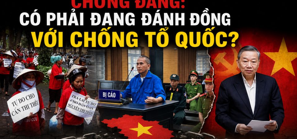 Chống Đảng: Có phải đang đánh đồng với chống Tổ quốc?