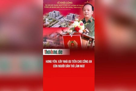 Hưng Yên: Xây nhà ưu tiên cho công an, còn người dân thì làm ngơ