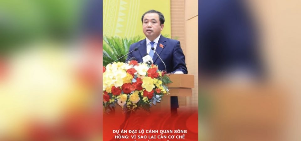 Dự án đại lộ cảnh quan sông hồng: Vì sao lại cần cơ chế miễn trách nhiệm