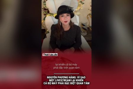 Nguyễn Phương Hằng: Vì sao một livestream lại khiến cả bộ máy phải đặc biệt quan tâm?