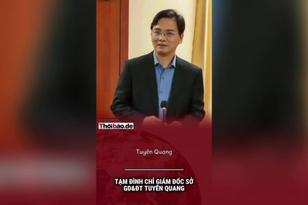 Tạm đình chỉ giám đốc sở GD&ĐT Tuyên Quang