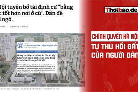 Chính quyền Hà Nội tự thu hồi đất của người dân