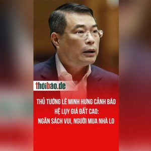 Thủ tướng Lê Minh Hưng cảnh báo hệ lụy giá đất cao: Ngân sách vui, người mua nhà lo