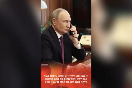 Ông Putin hiếm khi tới khu nghỉ dưỡng bên bờ Biển Đen. Vậy tại sao Nga bí mật tu sửa nơi này?