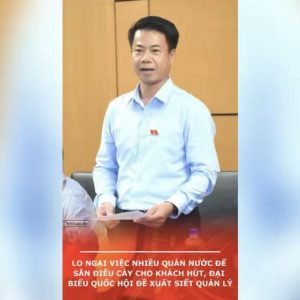 Lo ngại việc nhiều quán nước để sẵn điếu cày cho khách hút, Đại biểu Quốc hội đề xuất siết quản lý