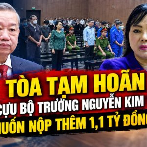Tòa tạm hoãn vì cựu Bộ trưởng Nguyễn Kim Tiến muốn nộp thêm 1,1 tỷ đồng